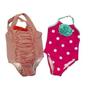 Cat & Jack Circo Swim Suit Bundle Set of Two Size 18 Months